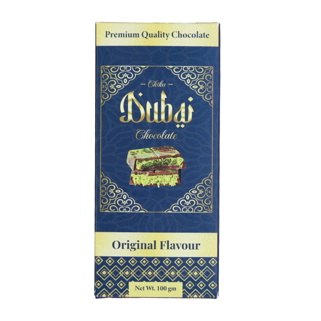 Tiktok'S Viral - ORIGINAL DUBAI CHOCOLATE ( Pistachio Kunafa Bar)
